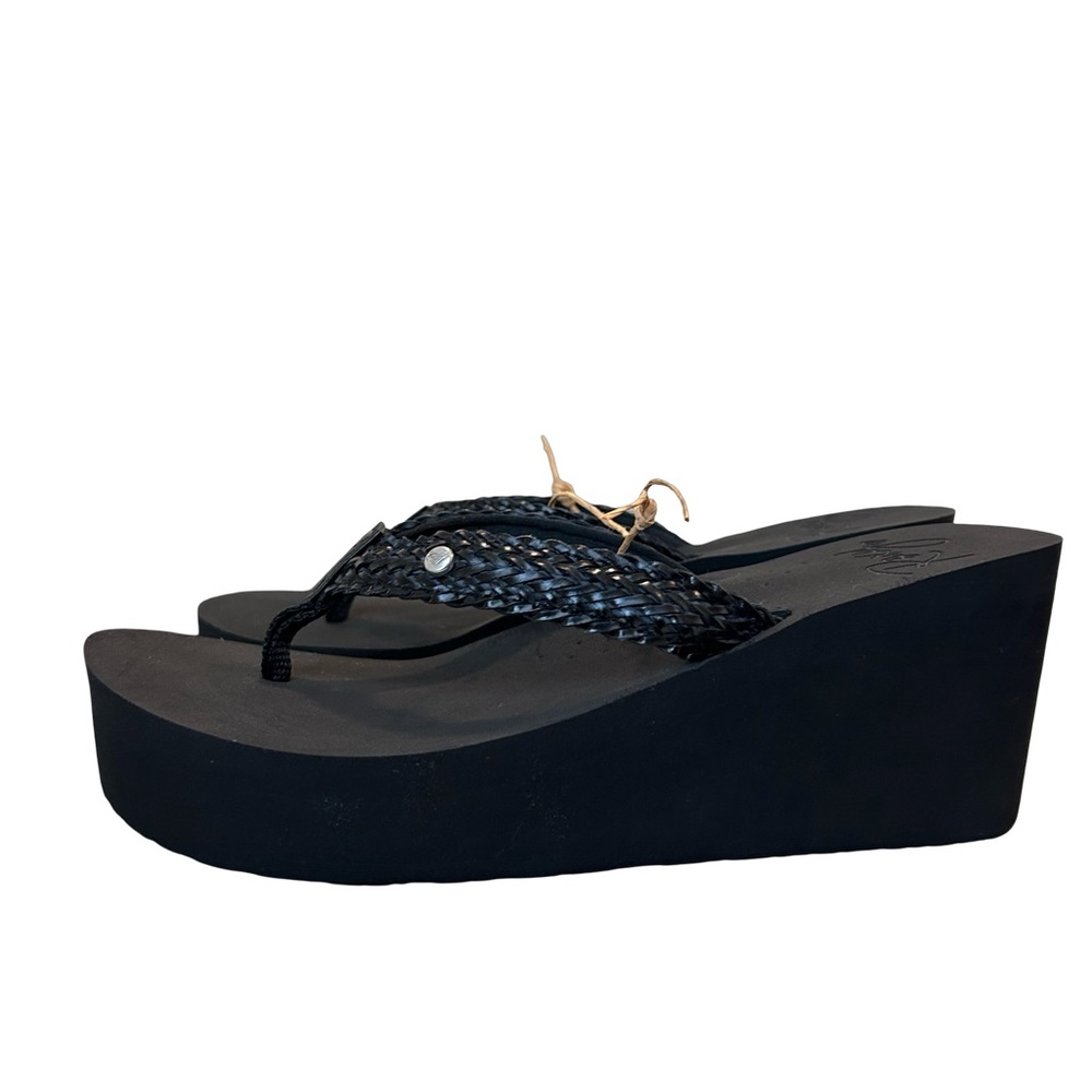 Roxy Wedge Sandal Black NWT